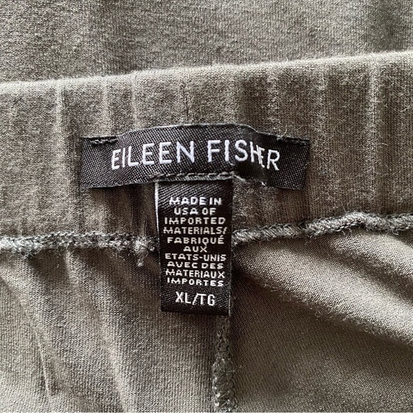 Eileen Fisher Gray Ankle Pants Comfy Pockets Women’s Size XL - Picture 6 of 10